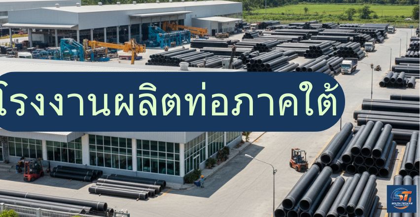 โรงงานผลิตท่อ HDPE และ SRPE ในภาคใต้ จังหวัดสงขลา