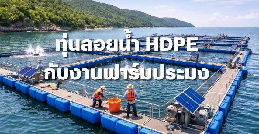 ทุ่นลอยน้ำ HDPE กับงานฟาร์มประมง