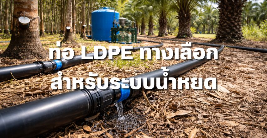 ท่อ LDPE ทางเลือกสำหรับระบบน้ำหยด